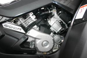 This 800cc Rotax V-Twin pumps out a whopping 71 horsepower.