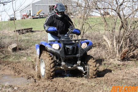 The Slingshot tires proved their worth in the mud and slop.