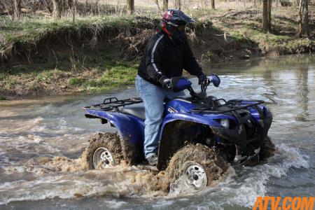 Thanks to the GYTR skid plates, unseen creek rocks were no longer a worry.