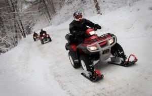 Winter ATV Riding in Parry Sound
