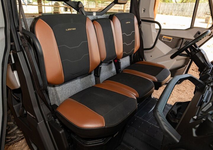 2020 Can-Am Defender Limited Interior.