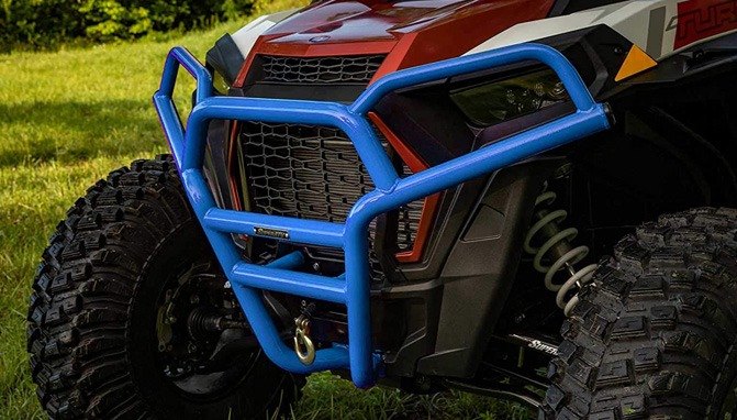 Front Low Profile Bumper for RZR XP 1000 SAUTVS Front Brush Guard Protector for Polaris RZR XP XP 4 1000 Sport Turbo 2019-2021 Accessories Replace #2884019-458 
