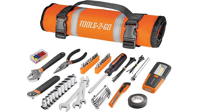 tools-2-go roll up tool pouch laid out