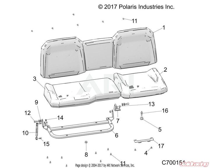 Polaris Replacement Seat Bottom