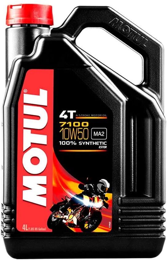 Motul 7100 4T 10W-50 Synthetic 4-Stroke Motor Oil
