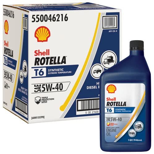 Shell Rotella T6 Full Synthetic 5W-40 Diesel Engine Oil
