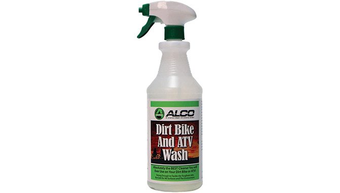 alco dirt bike atv wash spray bottle
