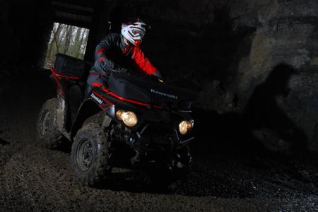 Riding in the underground mines was a blast. It was pitch black in there and the headlights showed us the way.