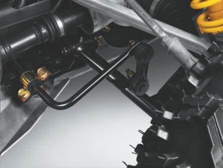 Exclusive front swaybar featured on the Renegade 800R X xc.