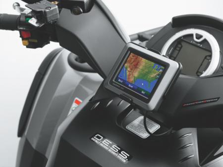 Outlander MAX LTD models feature an updated Garmin GPS unit.