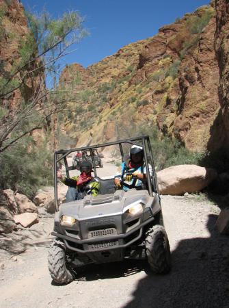 Our Arizona test course included taking the Ranger HD through a picturesque box canyon.