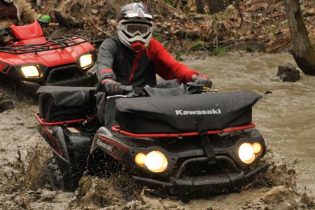 Despite riding through all sorts of water and mud, the Ride pants always kept our legs dry.