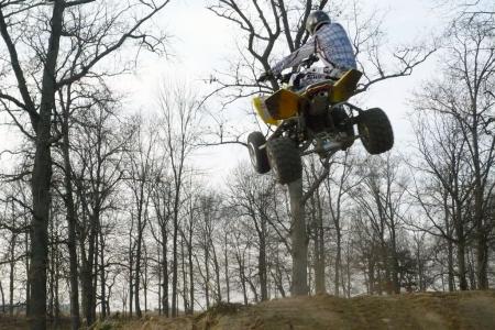With Yoshimura’s power products installed, you’ll have no trouble getting big air.