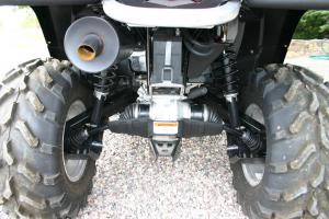 The Torsional Trailing Independent rear suspension in unique to Can-Am.