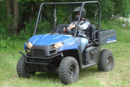 Polaris’ Ranger EV is the first all-electric side-by-side from a major manufacturer.
