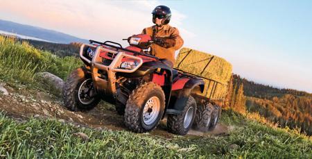 The FourTrax Foreman 4x4 is an eager working companion.