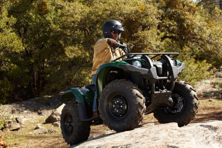 Even with the addition of power steering, the Grizzly 450 is lighter than it used to be.