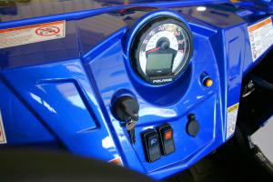 The blue color is new, but the dash is otherwise very similar to the RZR S.