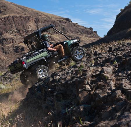 A locking rear differential can help you get over the nastiest terrain.