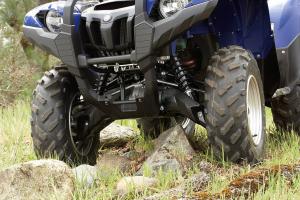 WideArc front suspension provides loads of usable ground clearance.