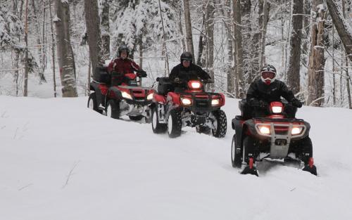 Group ATV Ride in Parry Sound