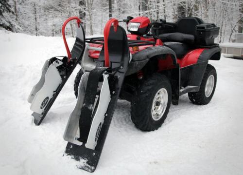 SnoCobra Skis Honda ATV