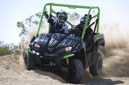 The Teryx Sport Monster Energy features upgraded suspension components and a very nice black and green paint scheme.