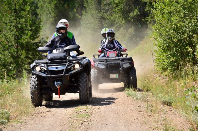 2013 Two-Up ATV Shootout Action