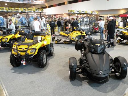 ATVs, snowmobiles and a Spyder from BRP.