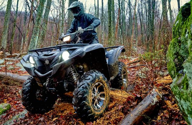 2016 Yamaha Grizzly SE Action